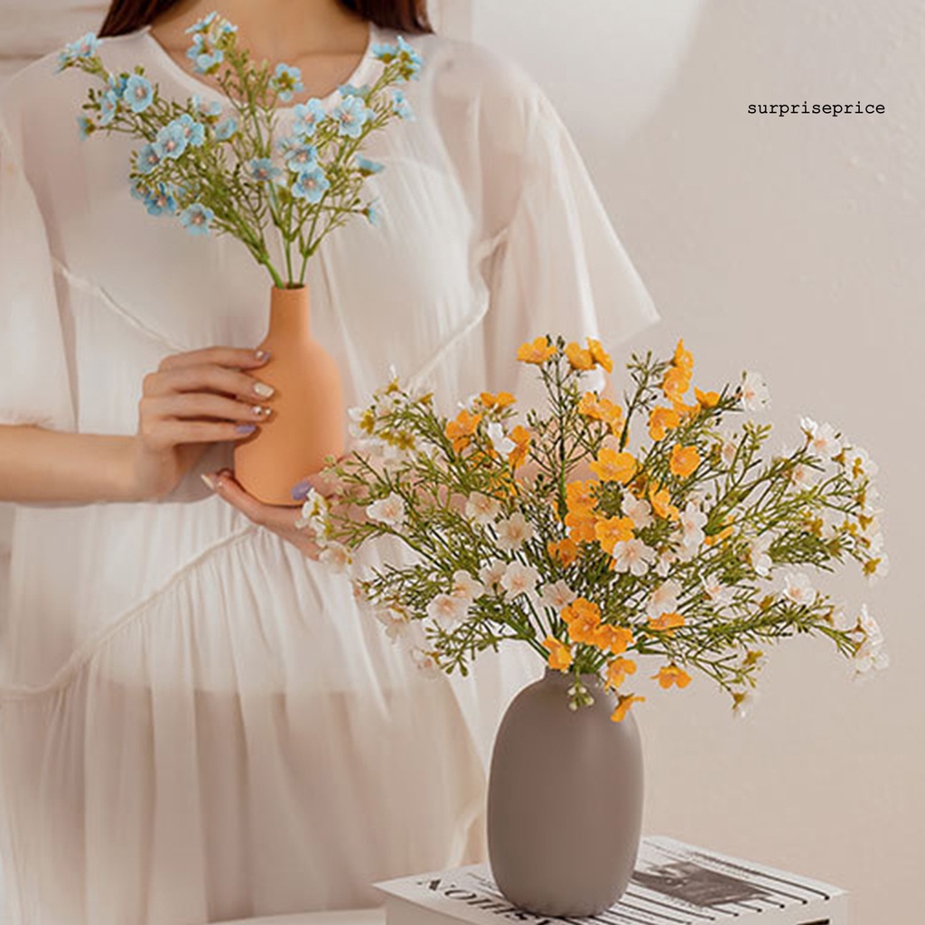 Bó hoa Gypsophila nhân tạo nhiều màu đẹp mắt trang trí bàn tiệc cưới