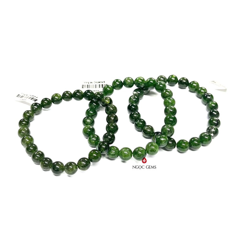 Vòng Tay đá Diopside - Sang Trọng - DOB - Ngọc Gems