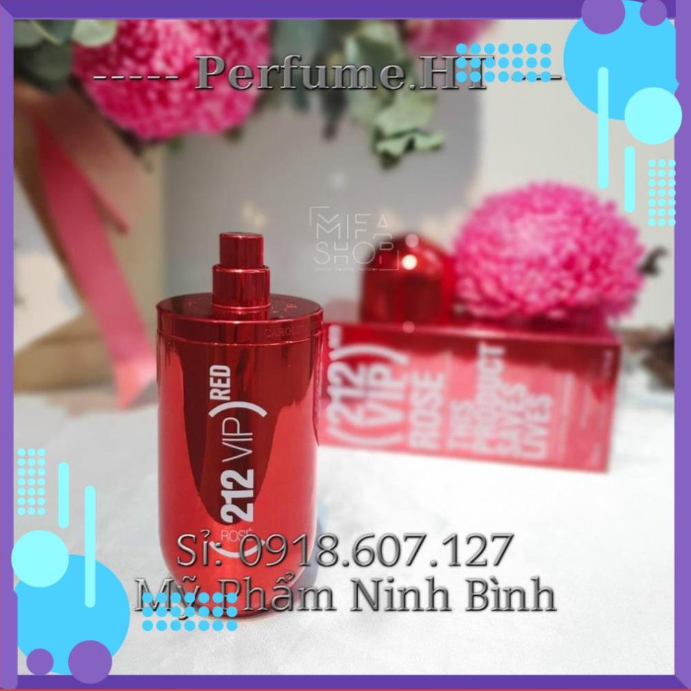 Nước hoa Nữ Bản 212 VIP Full Red 80ml - Hàng Đẹp
