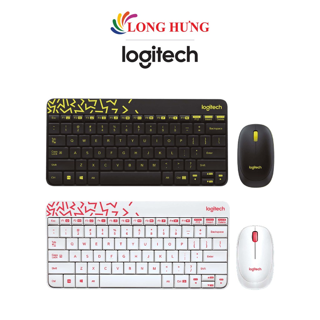 Combo chuột và bàn phím không dây Logitech MK240 - Hàng chính hãng