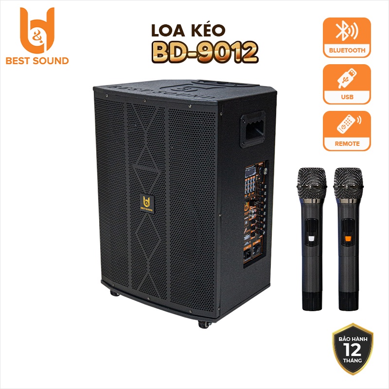 Loa Karaoke B Y BEST DSOUND BD-9012, Chất liệu gỗ kết nối micro không dây, hàng chính hãng, bảo hành 18 tháng
