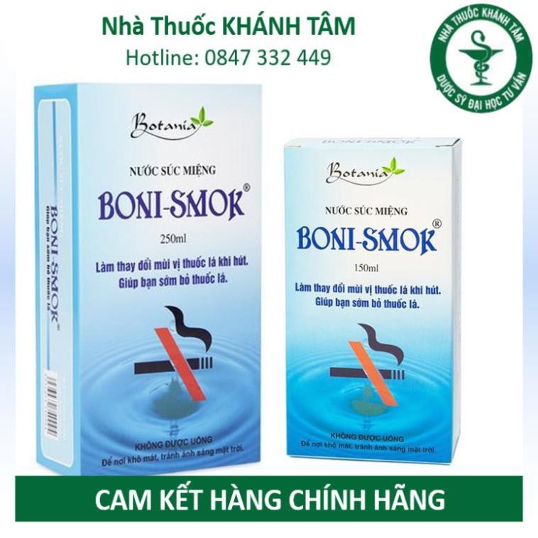 ! Nước súc miệng Boni Smok - Nước súc miệng cai thuốc lá [BoniSmok] ! !