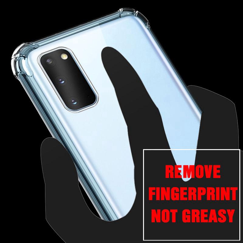 Ốp điện thoại silicon TPU mềm trong suốt chống sốc bảo vệ cho Samsung Galaxy A41 A31 A11 A01 A21s