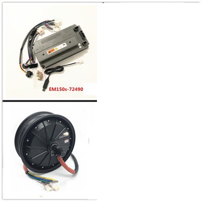 Bộ kit động cơ xe máy điện Yuma 4000w và controller (ecu)votol 72490 cao cấp 12 inch
