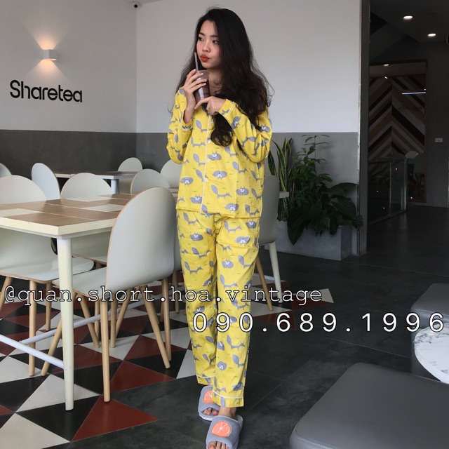 Pijama dài CÁO VÀNG