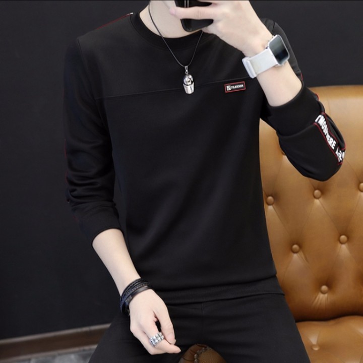 Áo thun nam dài tay teen 03 (đen, trăng, đỏ) | BigBuy360 - bigbuy360.vn