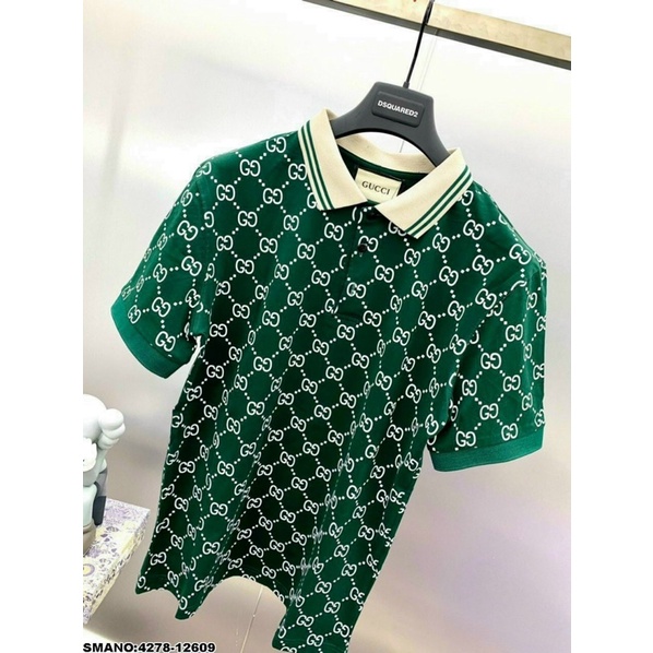 Áo polo gucci màu xanh lá cây hot nhất hè 2022
