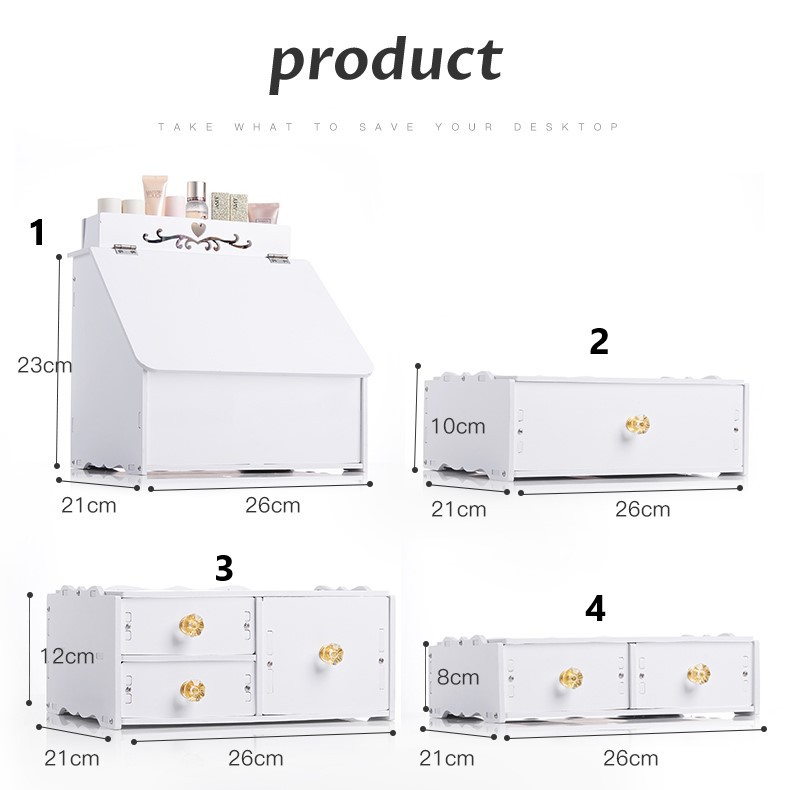 Kệ đựng mỹ phẩm PVC 215 (tách lẻ)