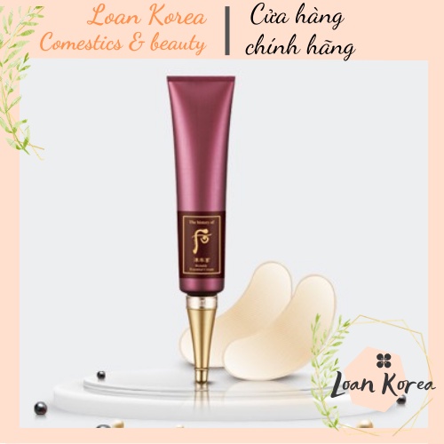 Gói kem mắt chống nhăn Whoo Đỏ Wrinkle Essential Cream 1ml