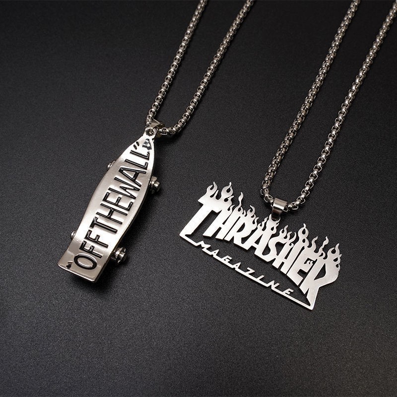 Dây chuyền thép titan phong cách Hip Hop thời trang cho mọi giới tính