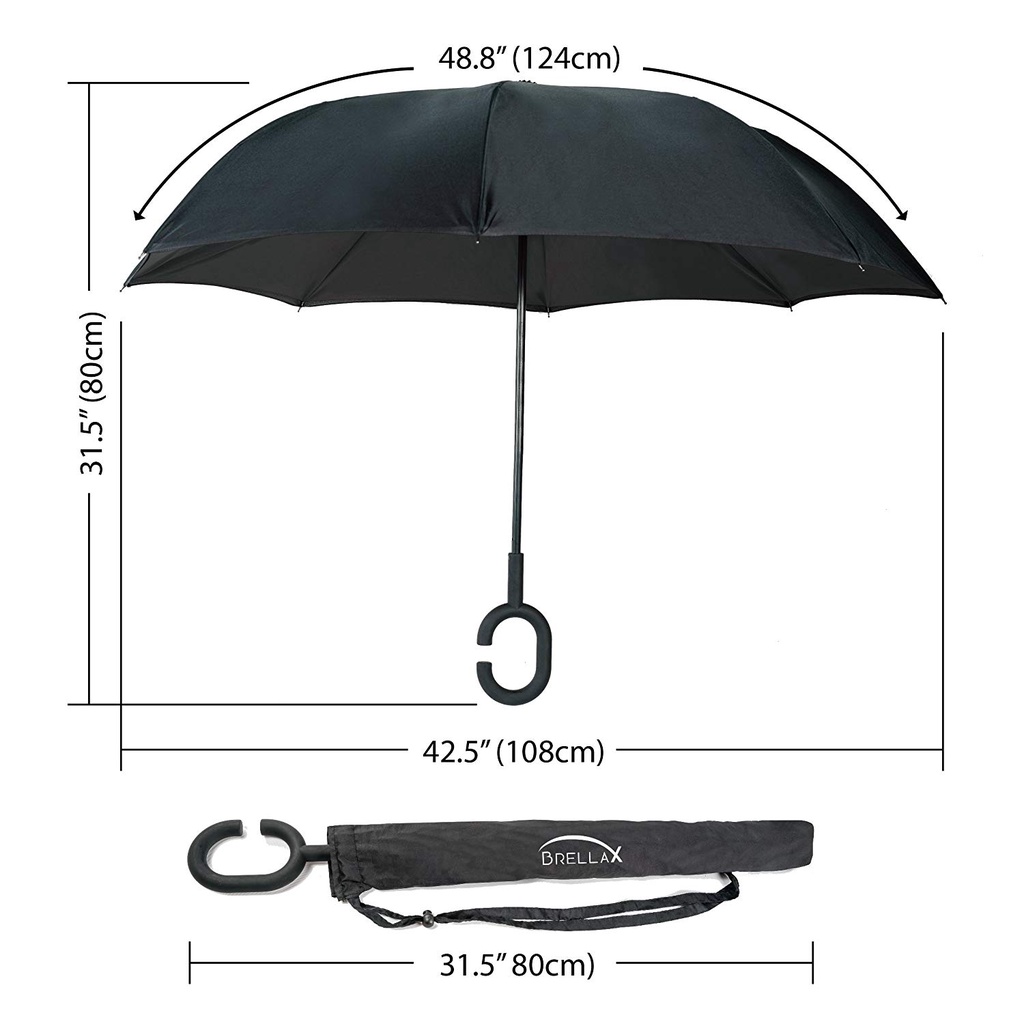 Dù Gấp Ngược Đi Mưa Đa Năng - Dù Che Nắng Chống Tia UV Tuyệt Đối - Chất Lượng Cao Bền Bỉ