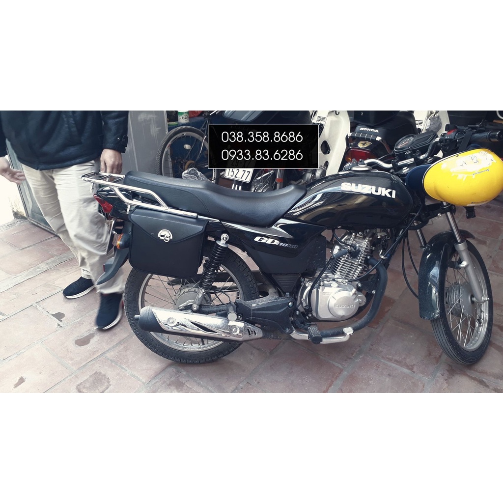 Túi Da Treo Xe Máy GD Mẫu Vuông