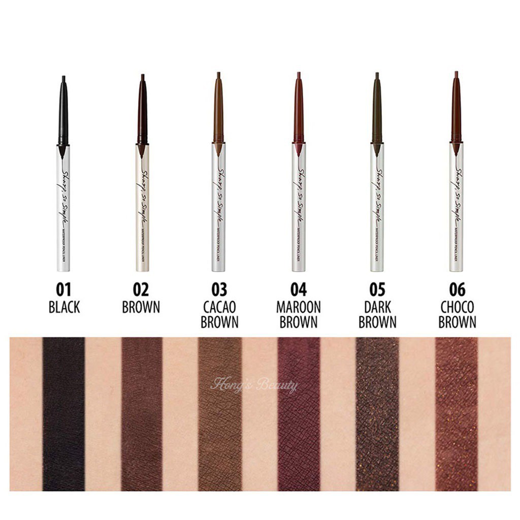 Kẻ mắt Sáp Clio Sharp So Simple Chuyên Nghiệp Chính hãng