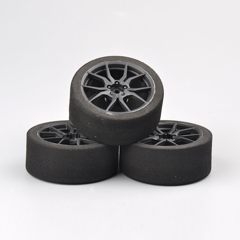 Set 4 lốp xe cỡ 3mm tỉ lệ 1:10 cho mô hình xe đồ chơi HSP HPI RC
