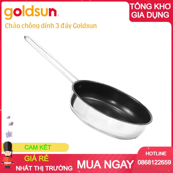 Chảo từ chống dính Goldsun cao cấp 16cm