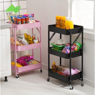 [Mã LIFEHOT55 giảm 10% đơn 99K] Kệ 3 Tầng Đa Năng Gấp Gọn Nhập Khẩu mẫu mới 2020-XDT02