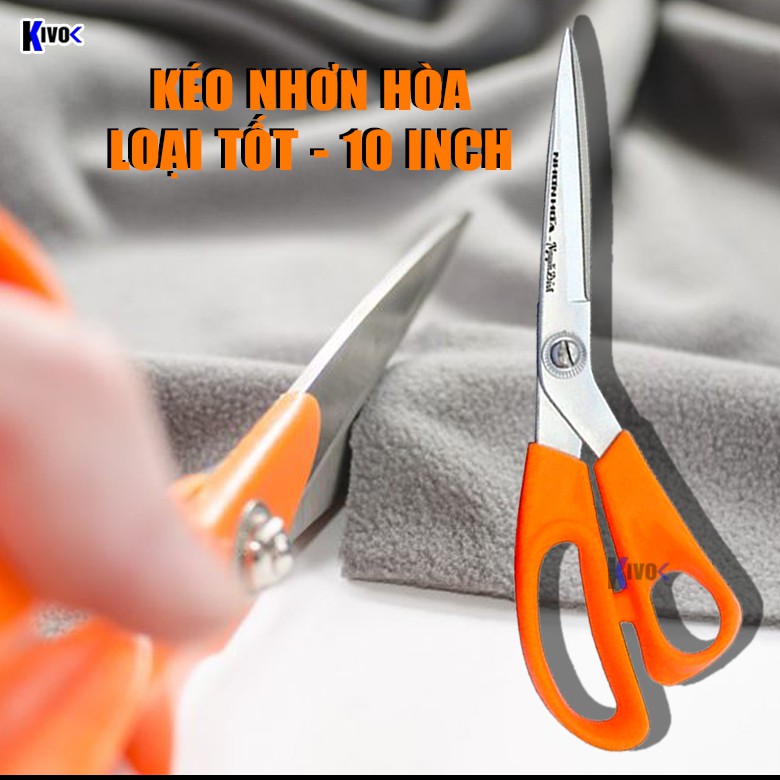 Kéo Cắt May Gia Dụng Cao Cấp Nhơn Hòa Nguyễn Đình 10 Inch - Kéo Cắt Vải Thợ May / Kéo Cắt Đa Năng / Kéo Nhà Bếp