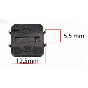 Nút nhấn 12 x 12 x 7mm có nắp