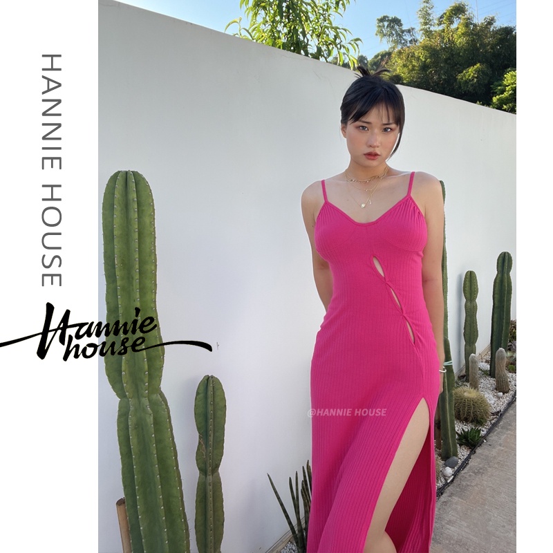 Đầm cổ chữ V màu trơn thời trang dành cho nữ