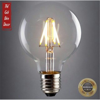 Bóng đèn trang trí Edison G80 đui E27