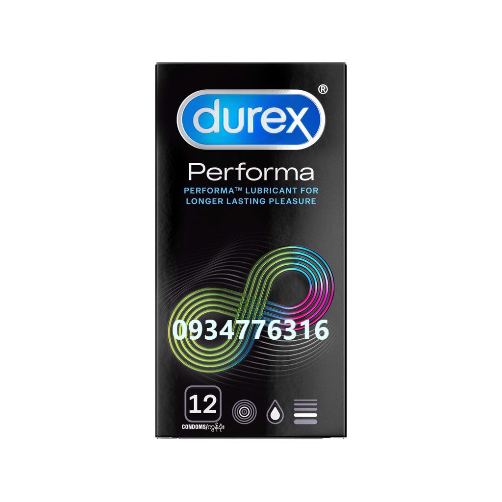 ✅ Bao cao su Durex Performa  Hộp 3-12 bao