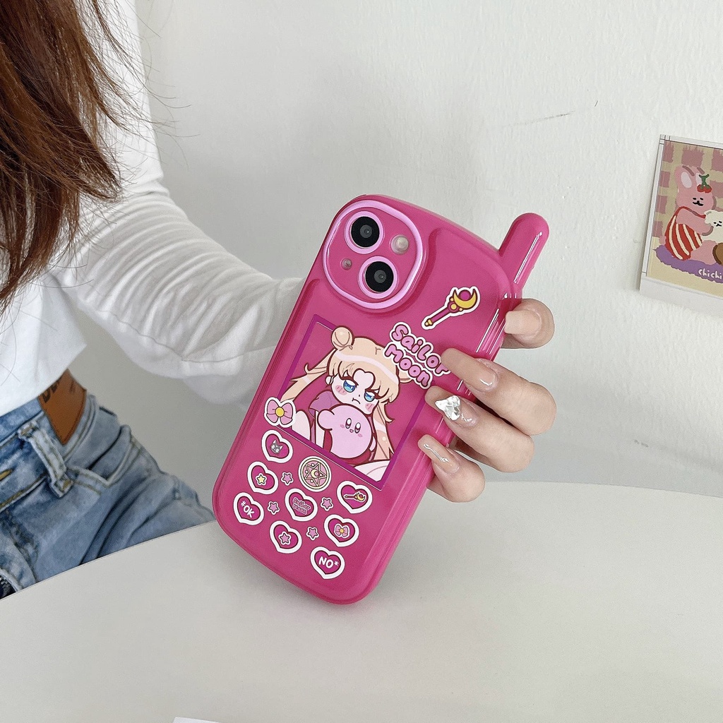 Ốp Điện Thoại Chống Sốc In Hình Thủy Thủ Mặt Trăng Cho iPhone 14 / 13 / 12 / 11 / X