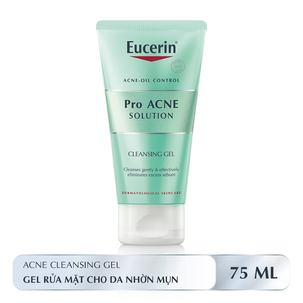 Gel Rửa Mặt Eucerin Cho Da Mụn Pro Acne Solution 75ml