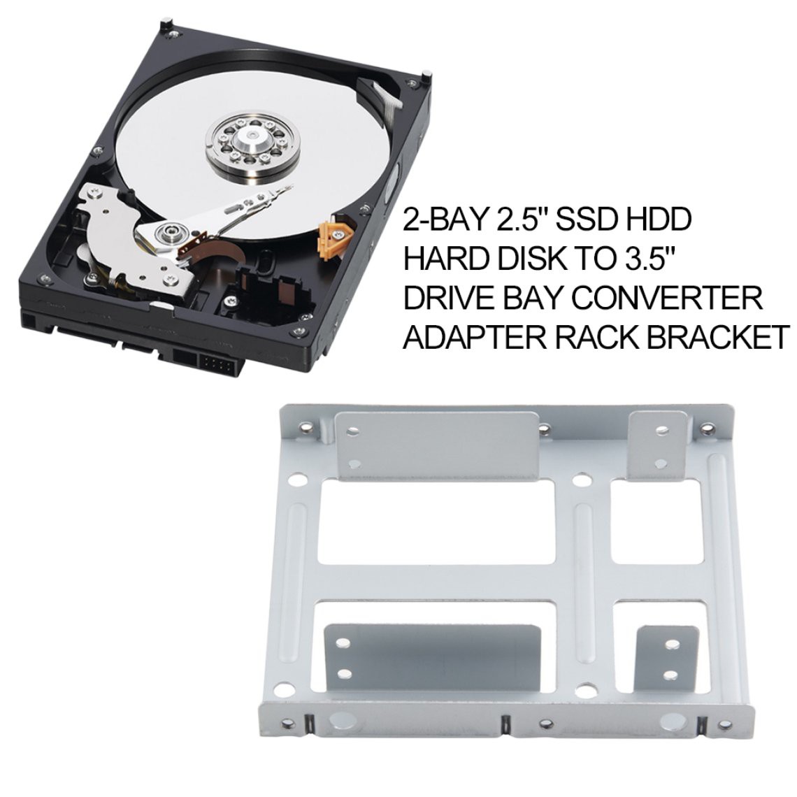 Khay Đựng Chuyển Ổ Cứng Ssd Hdd Sang 3.5 Inch / 2 Inch | BigBuy360 - bigbuy360.vn