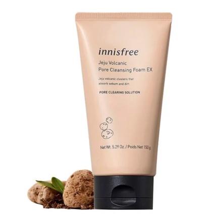 Sữa Rửa Mặt Innisfree Tro Núi Lửa Jeju Volcanic Pore Cleansing Foam 150g | BigBuy360 - bigbuy360.vn