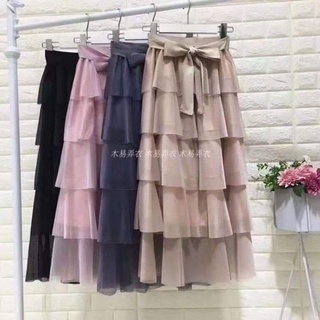 Chân váy lưới xếp tầng hàng quảng châu chất đẹp