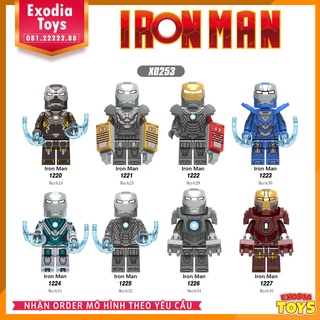 Xếp hình Minifigure các phiên bản bộ giáp Người Sắt : Iron Man - Đồ Chơi Lắp Ghép Sáng Tạo - XINH X0253