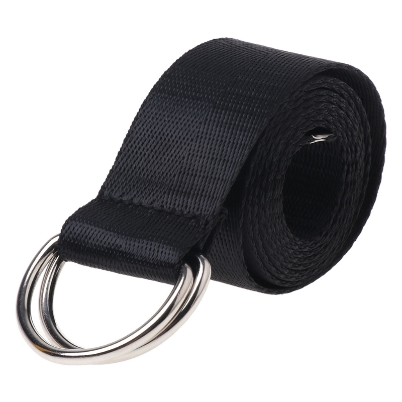 Thắt Lưng Vải Bố Màu Trơn Thời Trang Cho Nam Và Nữ