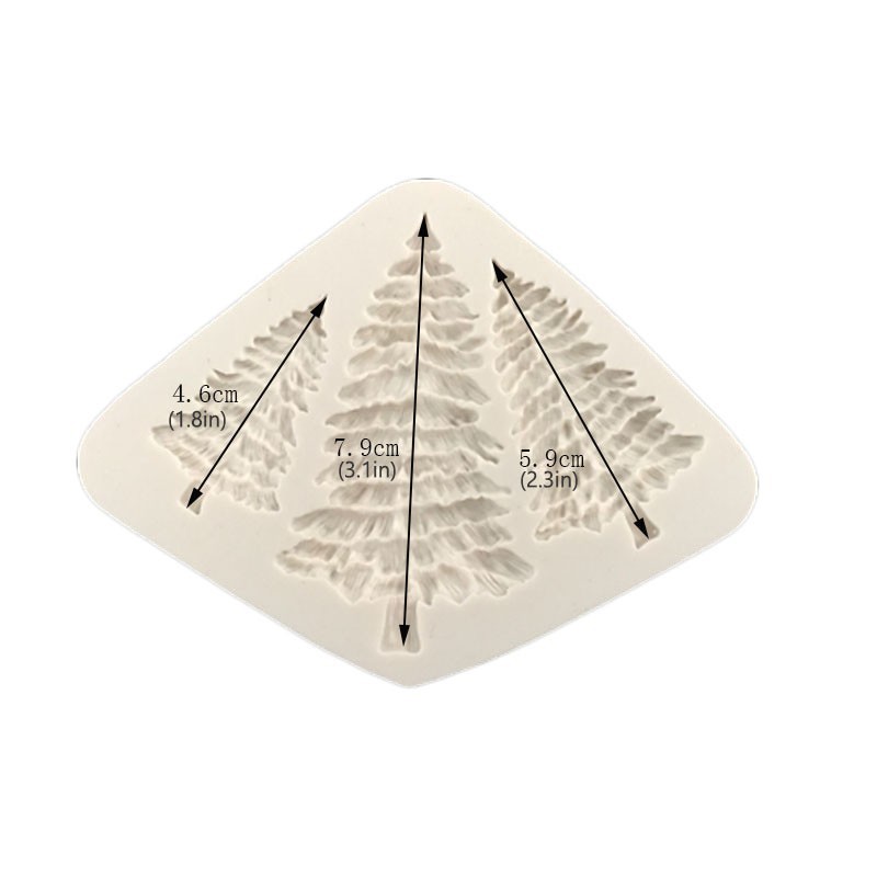 Khuôn làm bánh Cookie hình cây thông giáng sinh bằng silicone