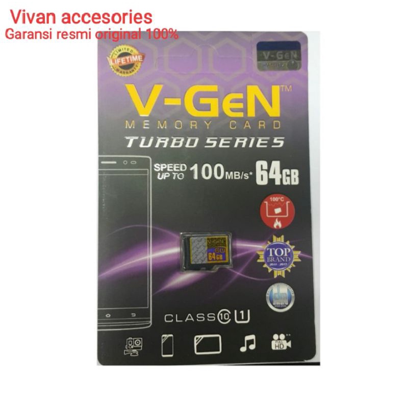 Bộ nhớ Turbo Series V-Gener Class 10 64Gb