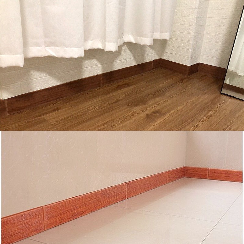 Xốp dán chân tường, nẹp xốp chân tường, đủ màu mặt sau có sẵn keo