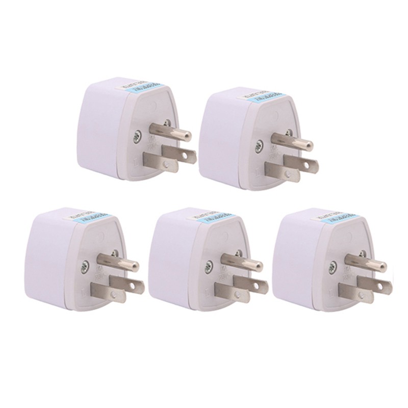 Phích cắm chuyển đổi AU UK EU sang US AC tiện lợi du lịch