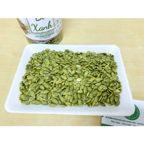 Hạt bí xanh Ấn Độ sấy nguyên vị, thơm, ngậy