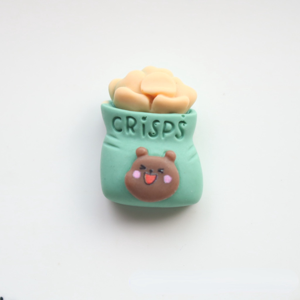 Phụ Kiện Trang Trí Ốp Điện Thoại Hình Bánh Quy Hoạt Hình Dễ Thương