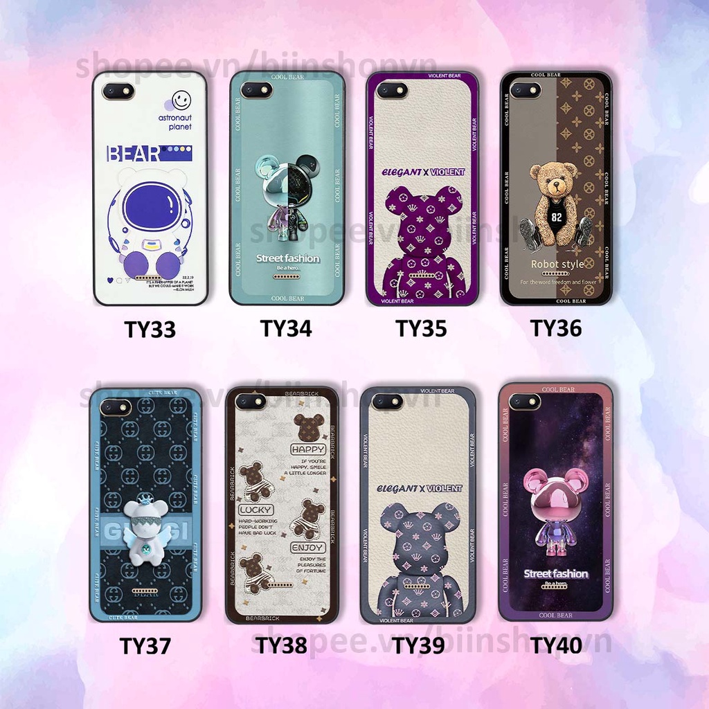Ốp Xiaomi Redmi 4A / 5A / 6A hình gấu bear brick đẹp độc lạ, thời trang, cá tính