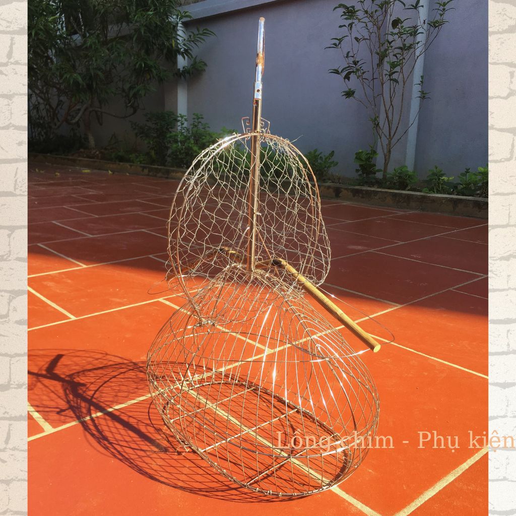 Lồng bẫy, Lồng bẫy Chào Mào, Lụp bẫy chim Chào Mào chất liệu Inox cao cấp, bền, đẹp