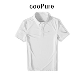 Áo thun polo nam cooPure vải Rayon màu xanh ghi, thiết kế trẻ trung NO.1235 (5 màu)