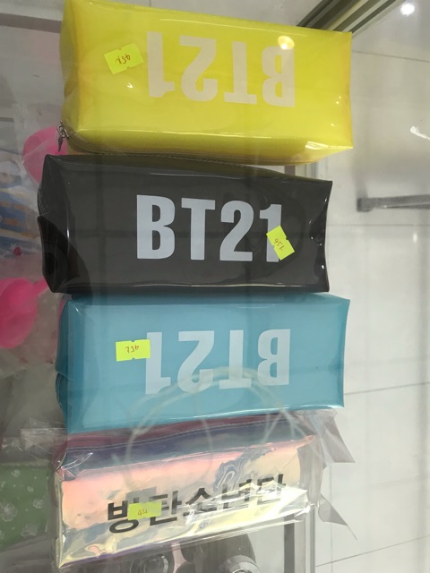 Hộp bút Nhựa trong BT21