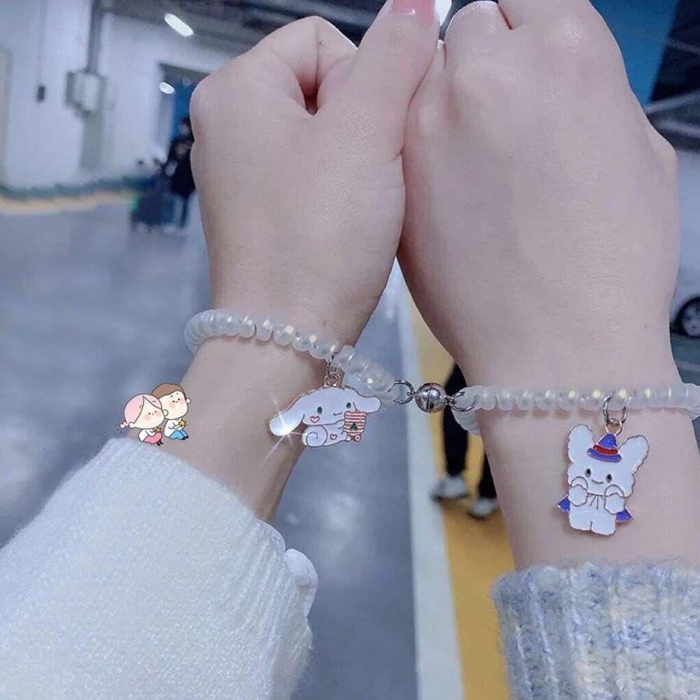 FORBETTER Vòng Đeo Tay Dây Cao Su Khóa Nam Châm Kiểu Hoạt Hình Phi Hành Gia Dễ Thương