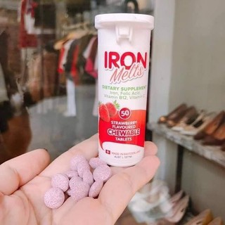 Sắt ngậm Iron Melts Úc 50 viên