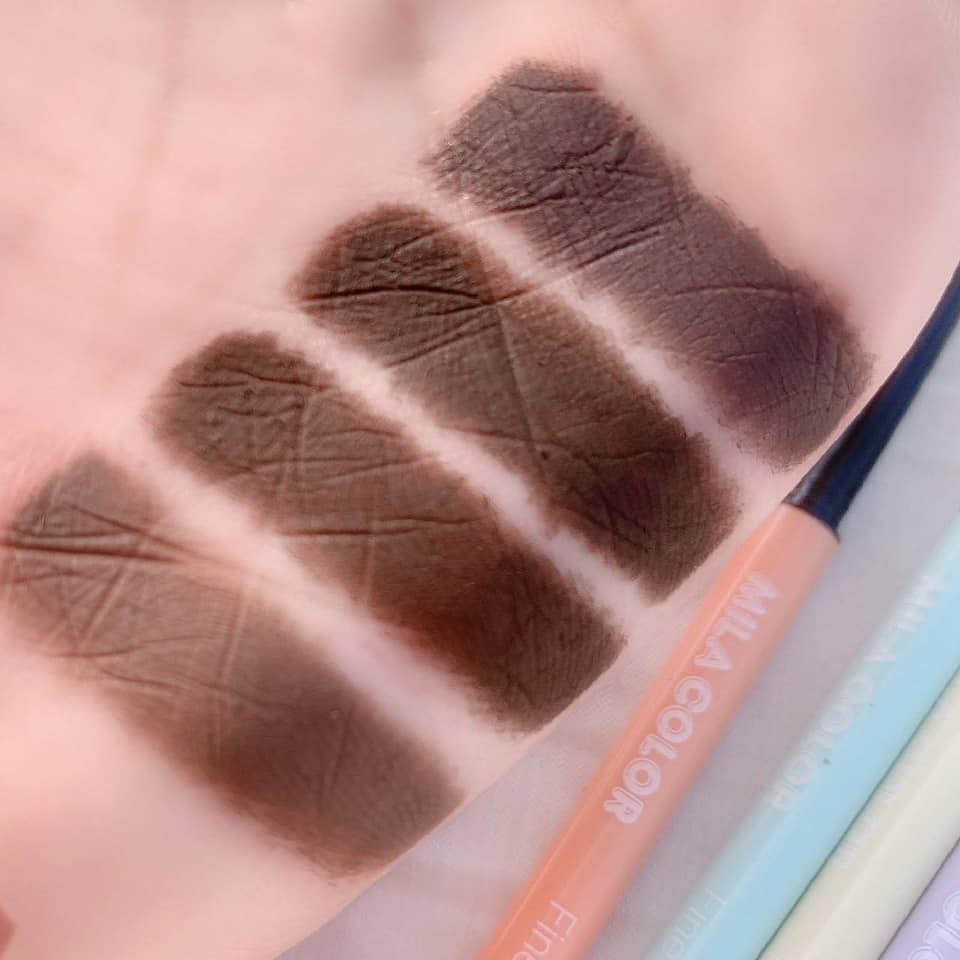Hộp 4 Chì Kẻ Mày Đầu Mảnh Dễ Kẻ MILA COLOR Thái Lan | BigBuy360 - bigbuy360.vn
