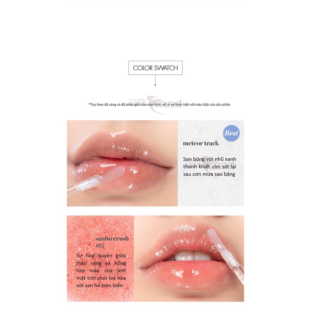 Son bóng Romand GLASTING WATER GLOSS
