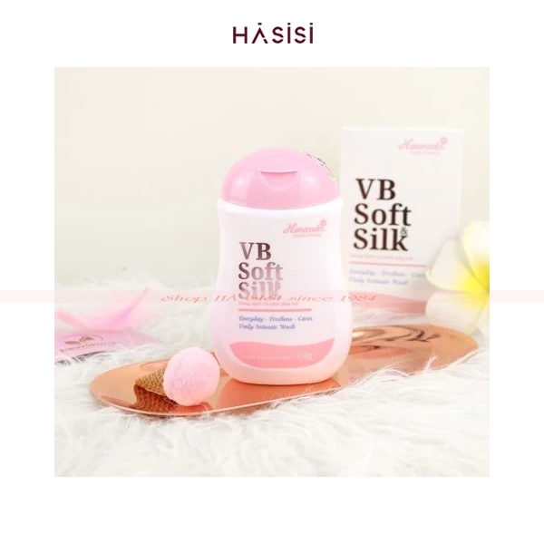 Dung Dịch Vệ Sinh Phụ Nữ  HANAYUKI - VB Soft & Silk 150g  (Hồng)