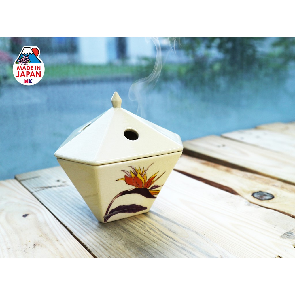 Lư sứ đốt hương Yukari Gokurakucyouka - Nippon Kodo