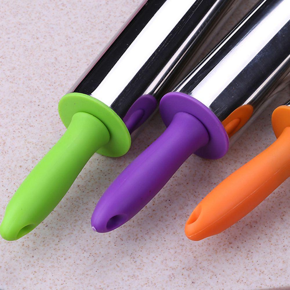 YIYU Cây Lăn Bột Làm Bánh Pizza Bằng Thép Không Gỉ Chống Dính