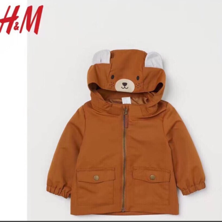 Áo khoác H&amp;M nón gấu